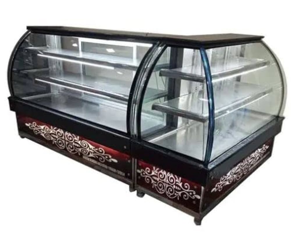 Curved Glass Sweet Display Counter